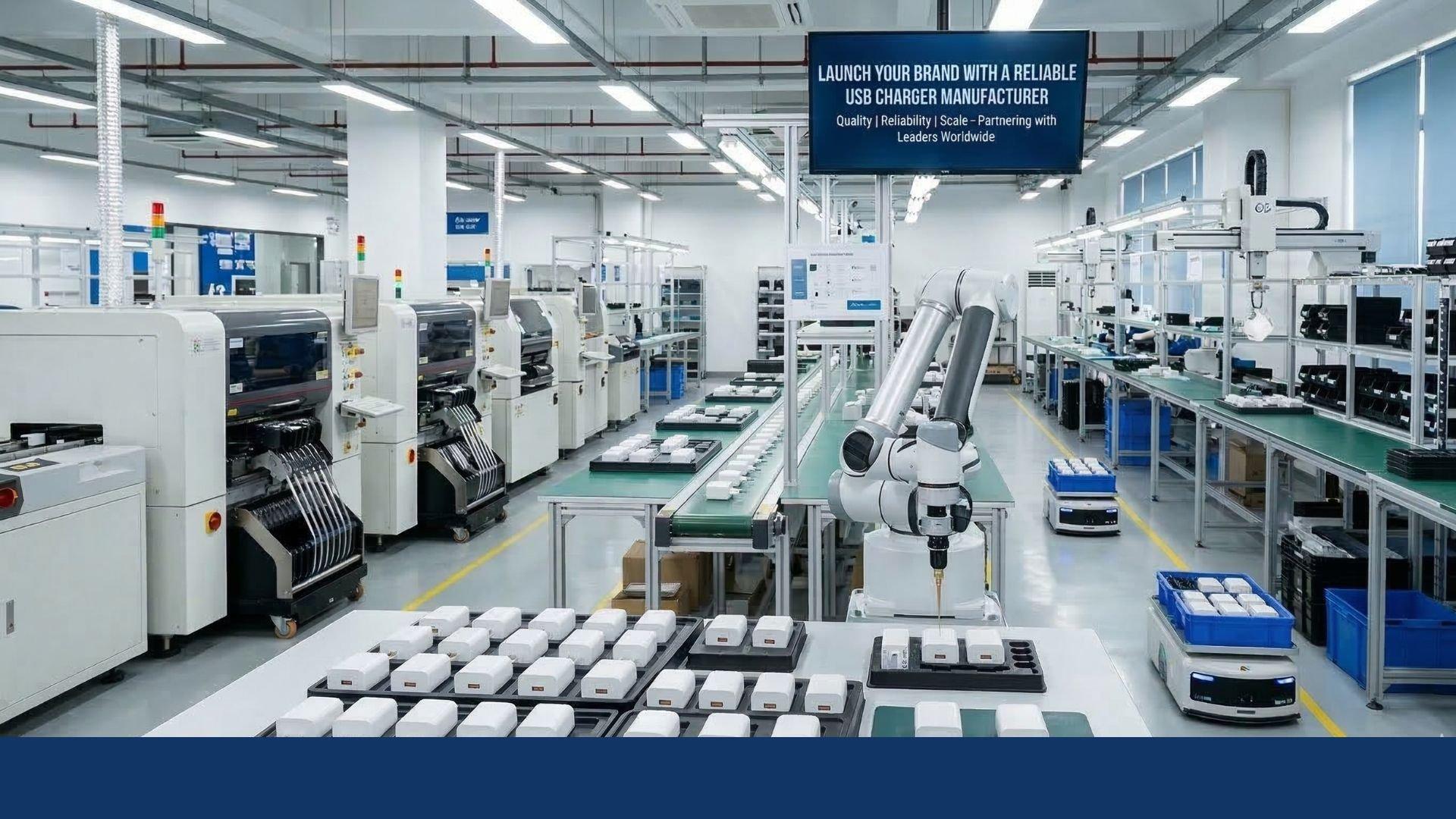 Launch Your Brand with a Reliable USB Charger Manufacturer