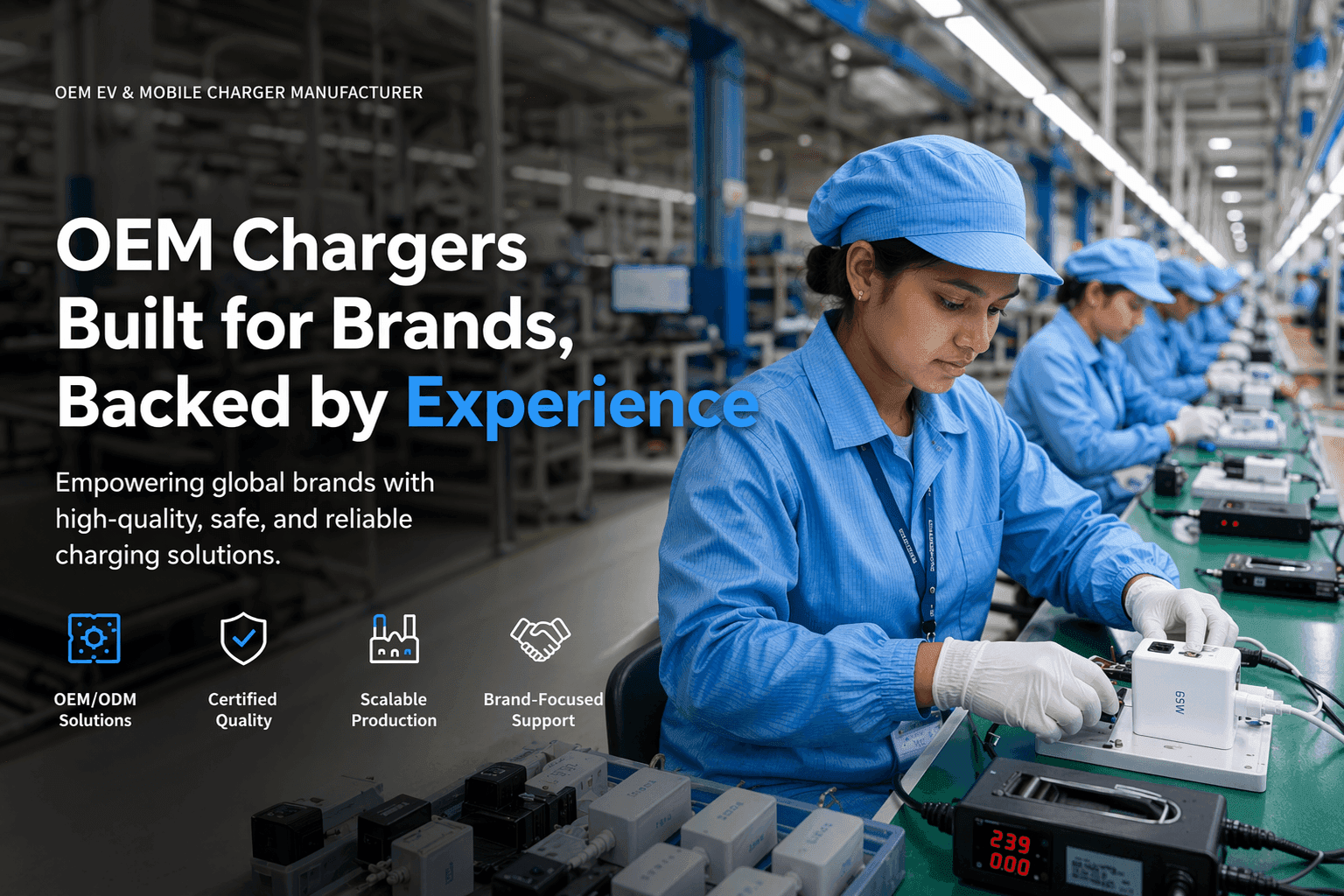 Brands charger manufacturer – Why choose Tianyin as a partner for OEM production?