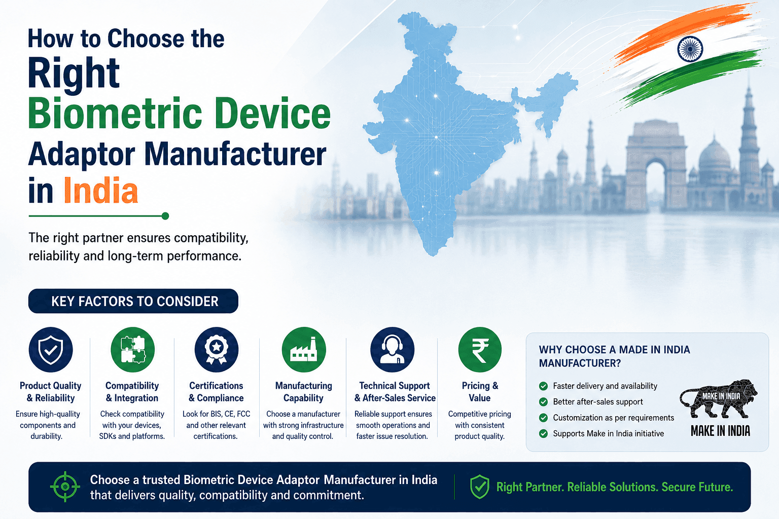 How to Choose the Right Biometric Device Adaptor Manufacturer in India