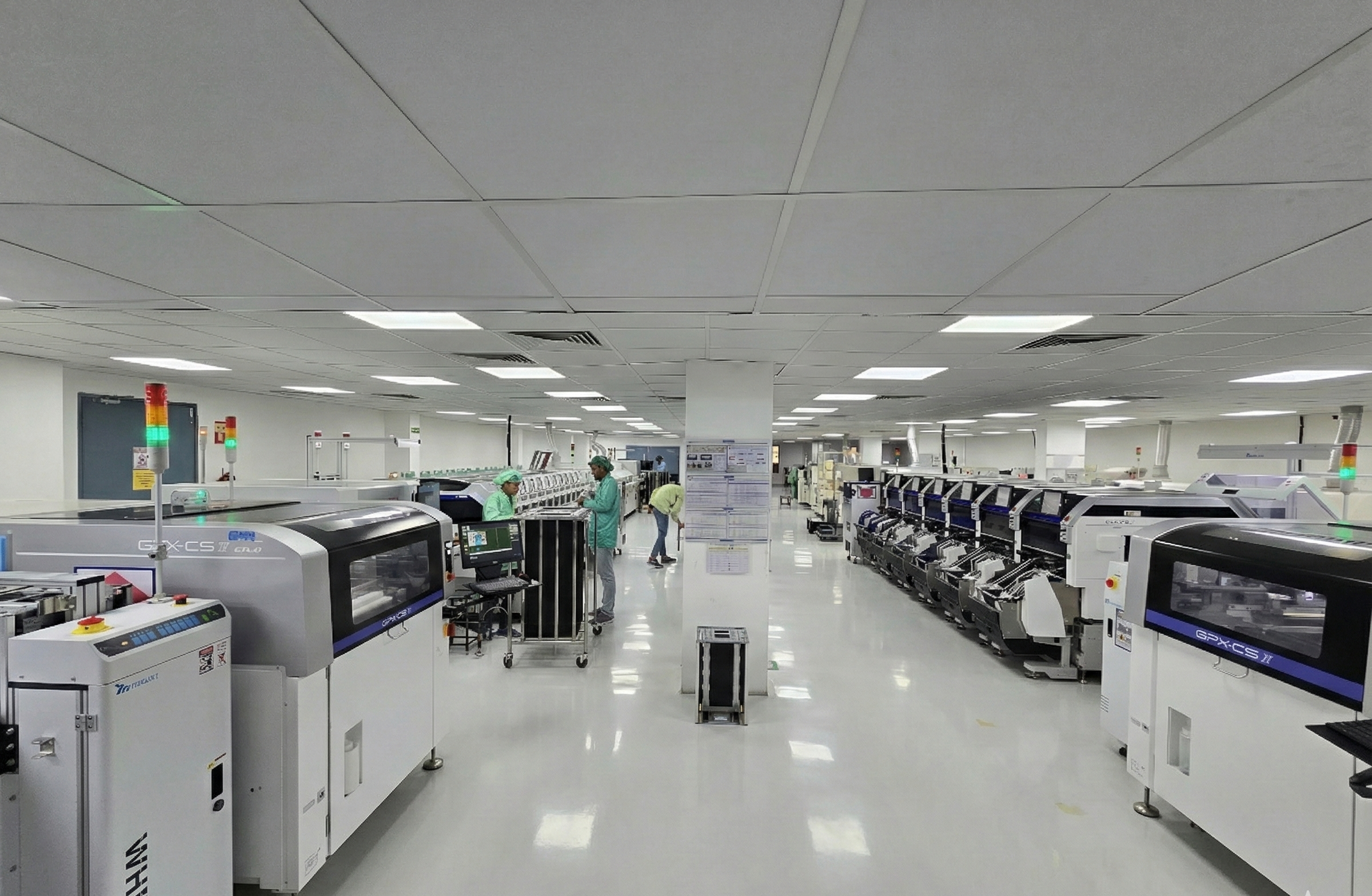 SMT production line for charger manufacturing